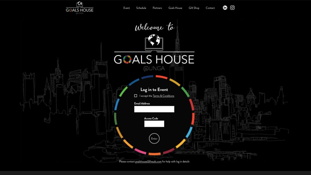 UNGA at Goals House Case Study Telescope.tv